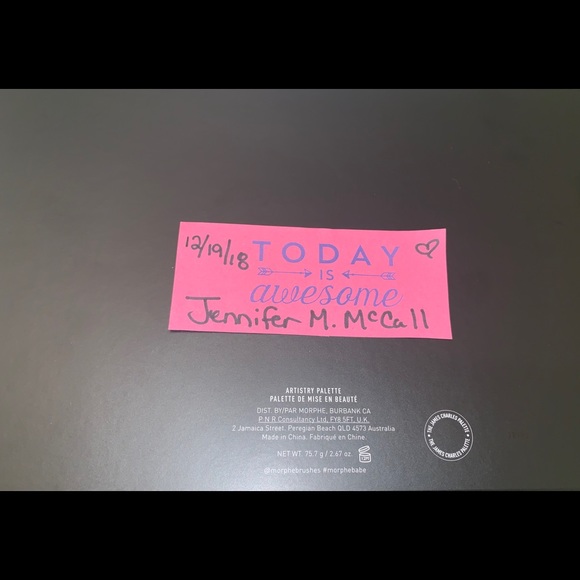 James Charles x Morphe W/ ABH Amrezy HL NIB - Picture 8 of 8